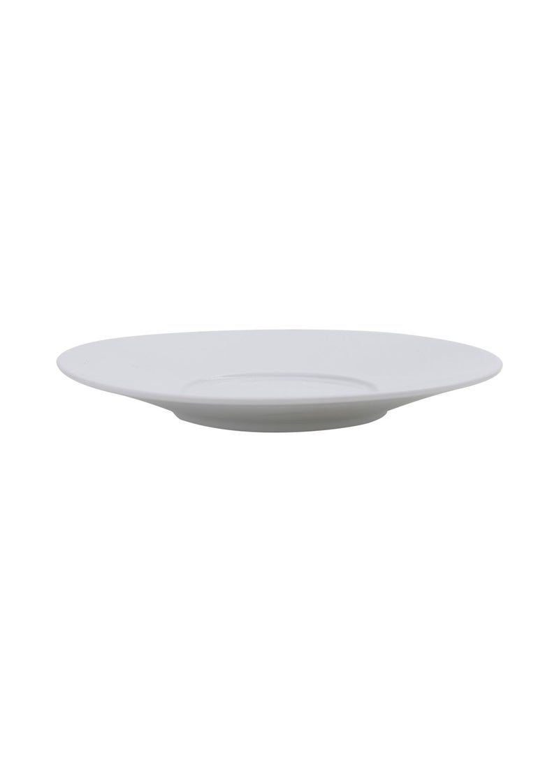 Ariane Style Round Saucer White 16cm - Image 1