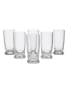 AZAD 6-Piece Tumbler Set Clear 250ml  - Image 1