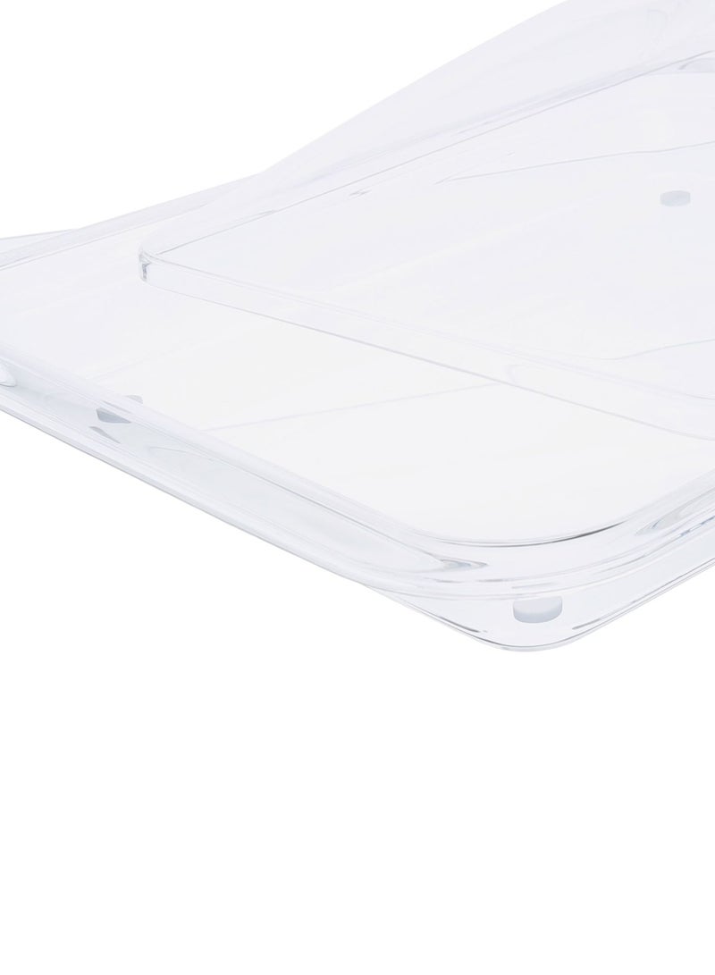 AZAD - Rectangular Cheese Dome Large Clear 33cm - Image 1