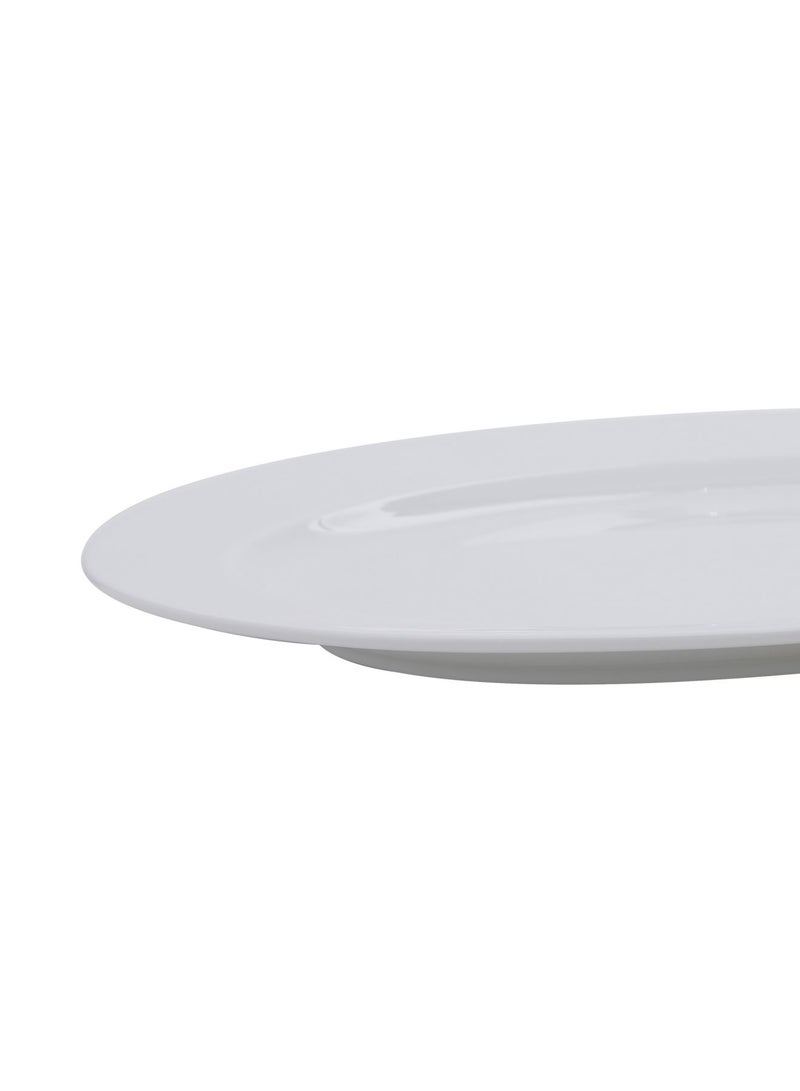 Ariane Piazza Oval Plate White 32 x 23cm - Image 2