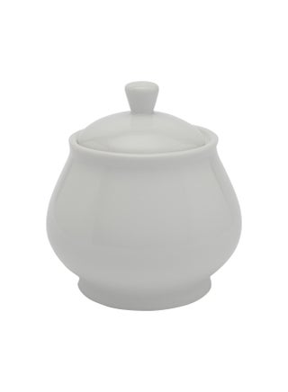 Piazza Sugar Pot With Lid White 200ml - v1502812184/N11627039A_1
