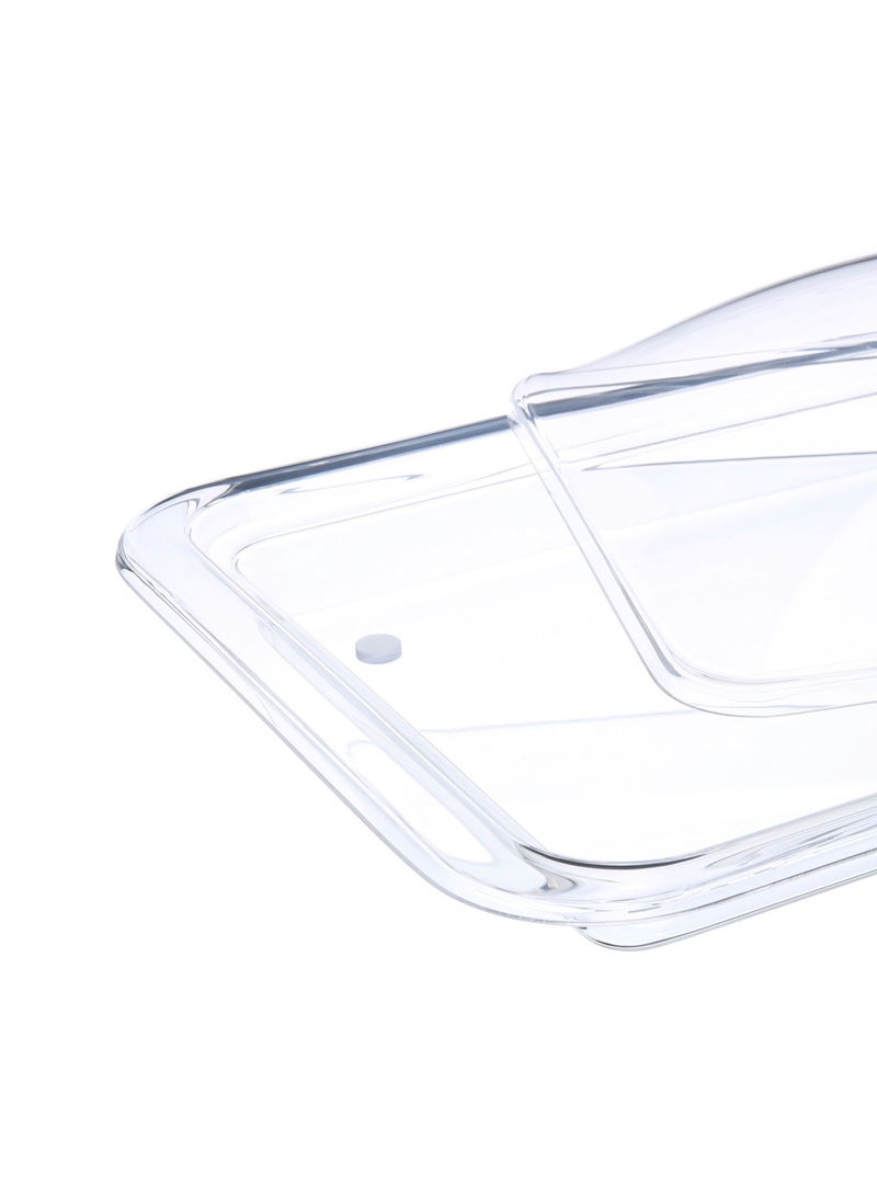 AZAD - Rectangular Cheese Dome Large Clear 25.5cm - Image 1