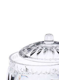 AZAD Candy Bowl With Lid Clear 13cm  - Image 2