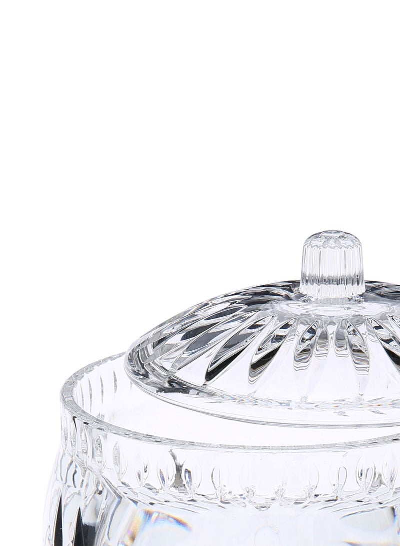 AZAD Candy Bowl With Lid Clear 13cm  - Image 2