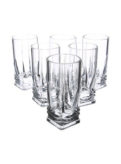 AZAD 6-Piece Tumbler Set Clear 250ml  - Image 1