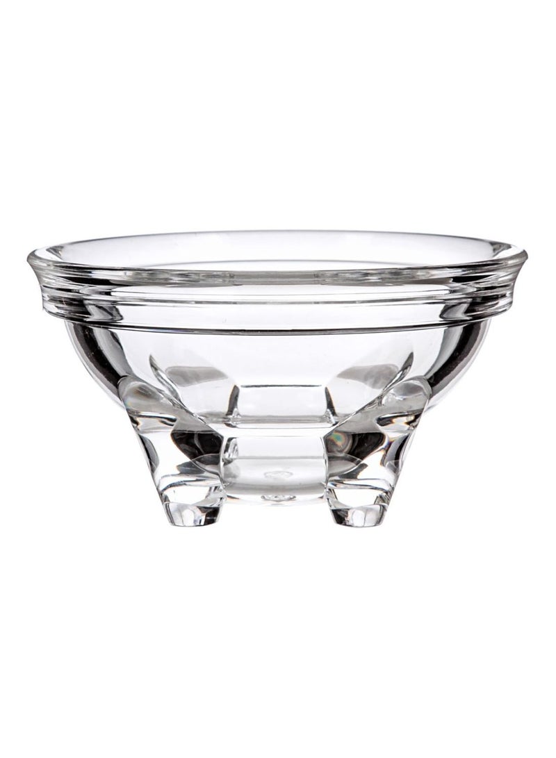 AZAD Footed Candy Bowl With Lid Clear 14cm  - Image 3