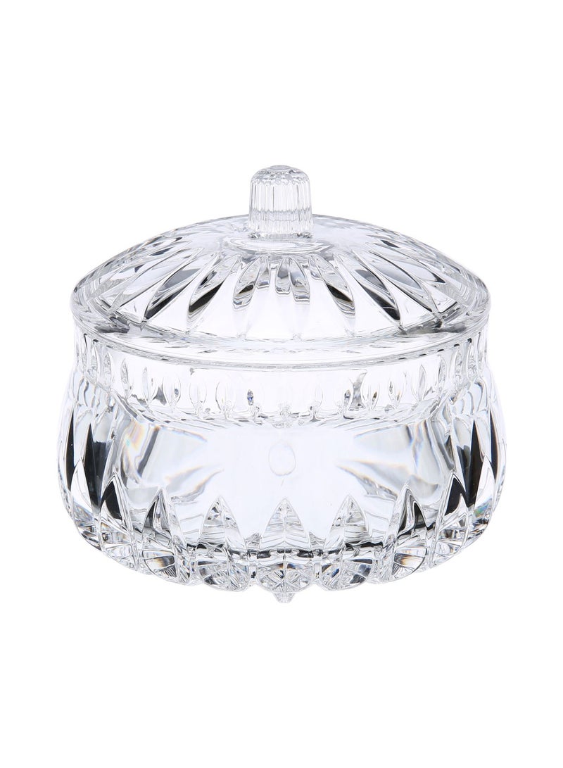 AZAD Candy Bowl With Lid Clear 13cm  - Image 1