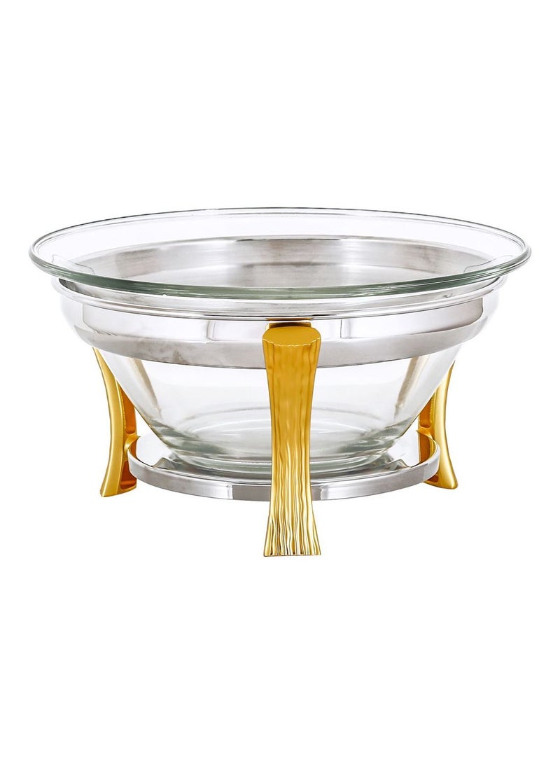 REGENT Onda Salad Bowl Servers Gold 30cm  - Image 2