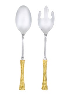 Onda Salad Bowl Servers Gold 30cm - v1502812260/N11627470A_3