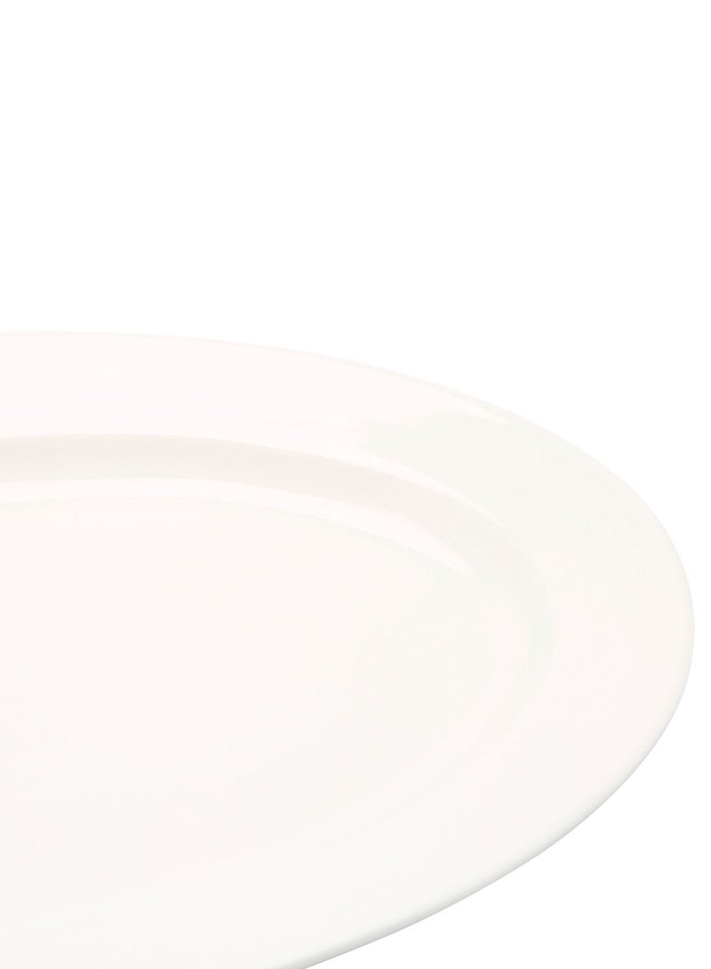 فيرونا طبق بيضاوي عميق أبيض 35سم - Image 2