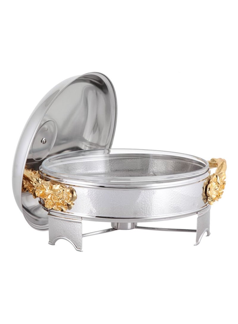 REGENT Wild Bush Stainless Steel Round Warmer Gold  - Image 2
