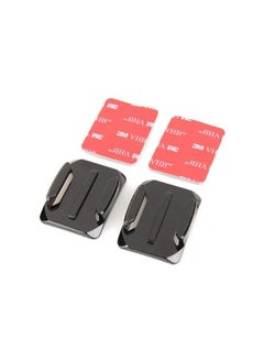 Ozone 2-Piece Curved Surface Sticky Camera Mount Black  - Image 2