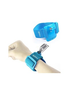 Neopine Fiber Wrist Hand Strap For GoPro Hero 4/5 Blue  - Image 2