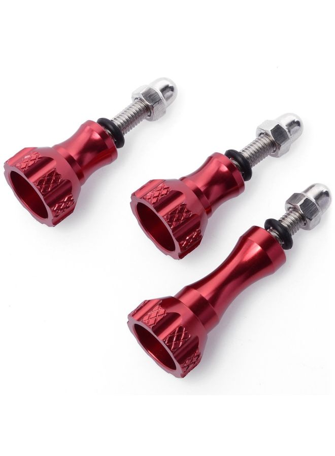 Generic - 3-Piece CNC Screw Set Red - Image 1