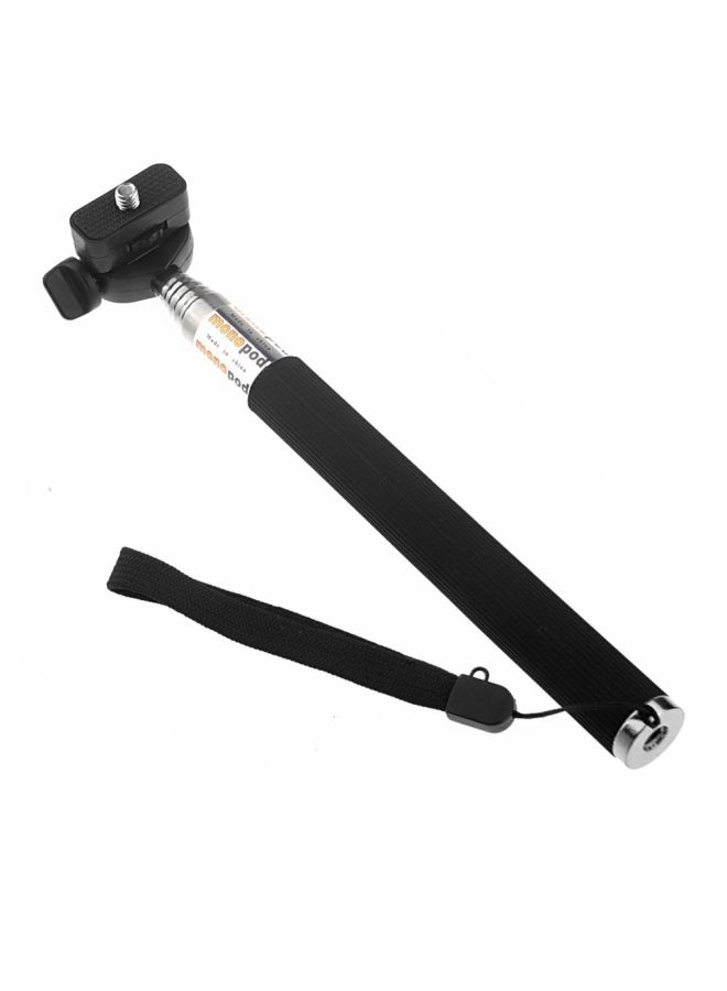 حامل أحادي مع محول تثبيت قابل للتعديل لكاميرا جو برو أسود - Image 2