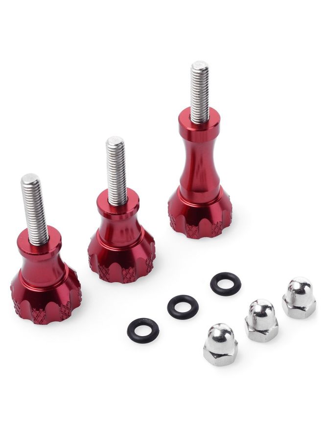 Generic - 3-Piece CNC Screw Set Red - Image 1