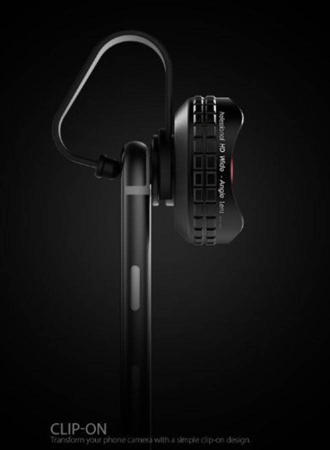 Aukey Optic Pro Lens 110 degree Wide Angle Clip-on Cell Phone Camera Black  - Image 3