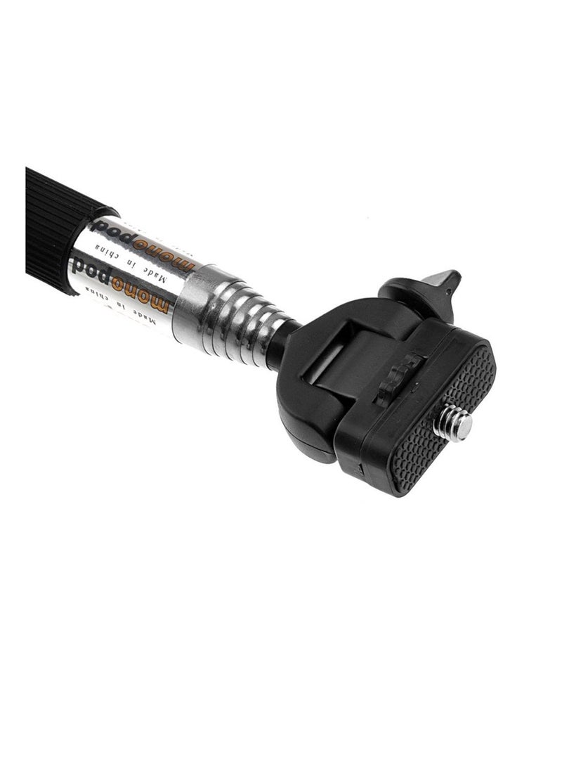 حامل أحادي مع محول تثبيت قابل للتعديل لكاميرا جو برو أسود - Image 4