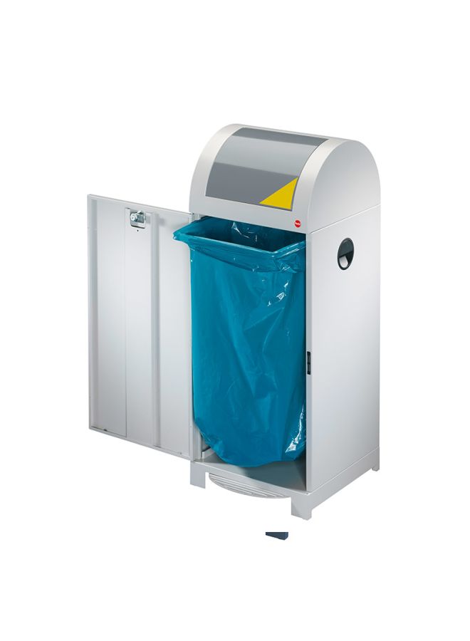 Hailo Profiline Recycling & Pedal Waste Bin  - HLO-0972-859 White 70Liters  - Image 2