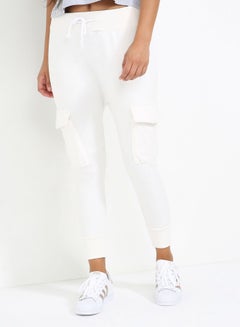 Lounger Combat Pants White