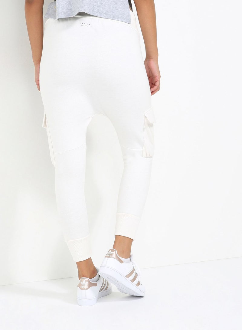 AMOUR LONDON - Lounger Combat Pants White - Image 1