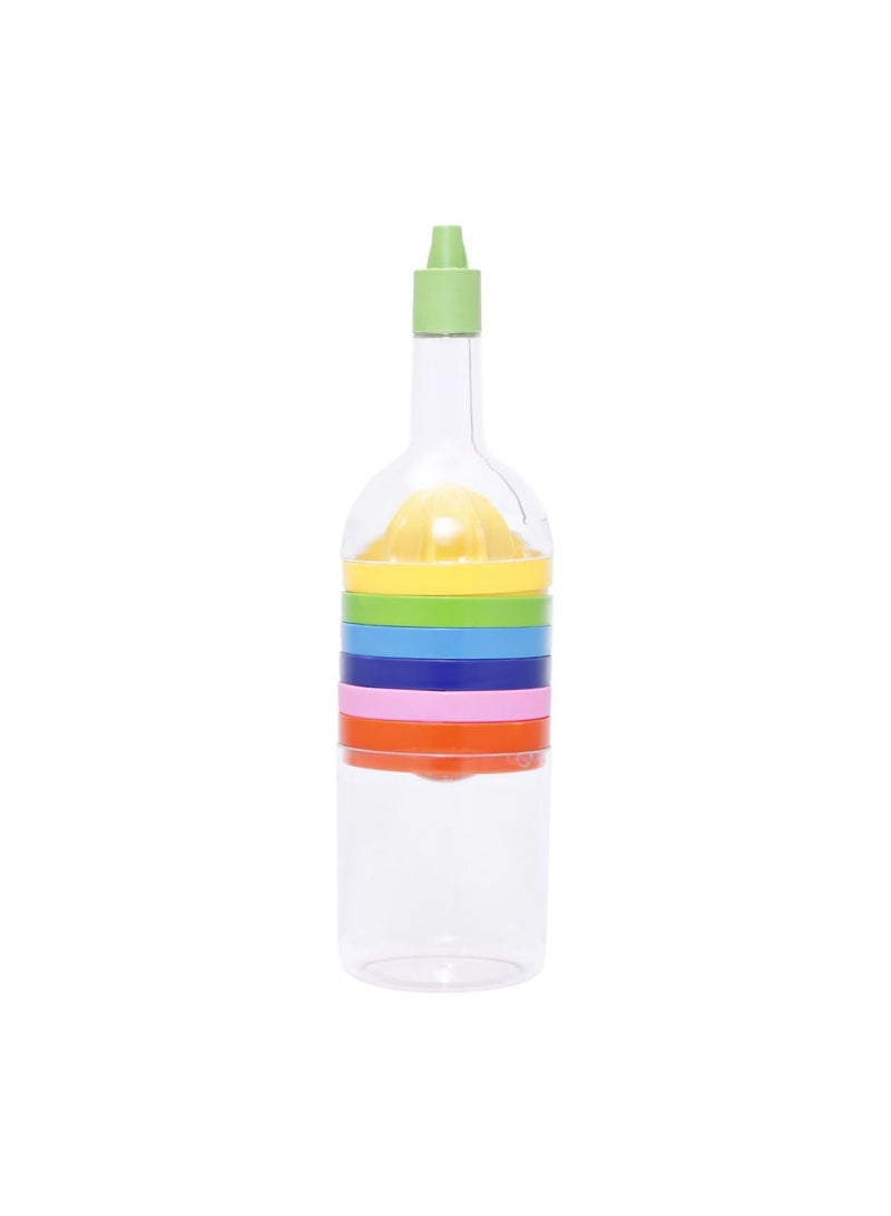 Goldedge 8-Piece Bottle Shaped Function Grater Chopper Multicolour - Image 1