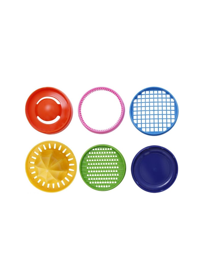 Goldedge 8-Piece Bottle Shaped Function Grater Chopper Multicolour - Image 3