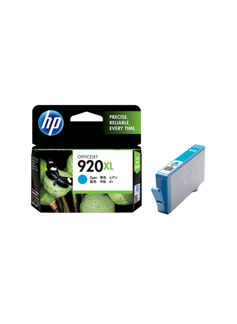 HP - 920XL OfficeJet Printer Ink Cartridge Cyan - Image 1