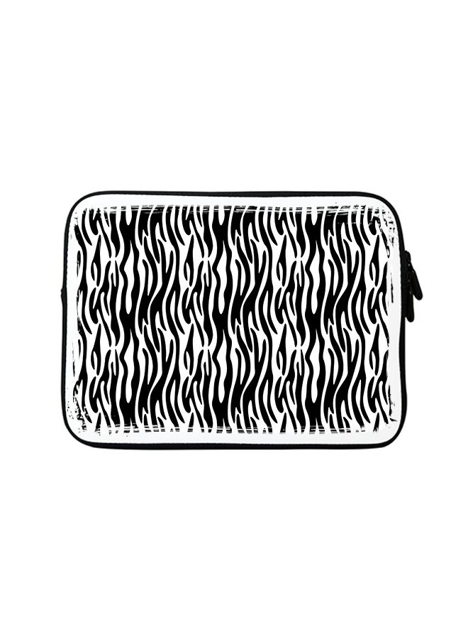 Stylizedd Premium Designer Sleeve With Strap For 15 Inch Laptops Zebra Stripes - Image 1
