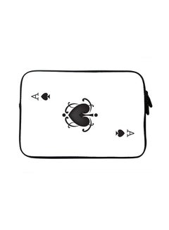 Premium Designer Sleeve With Strap For 15 Inch Laptops Ace of Spades
