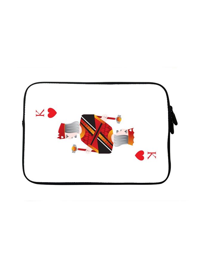 Stylizedd Premium Designer Sleeve With Strap For 15 Inch Laptops King of Hearts - Image 1