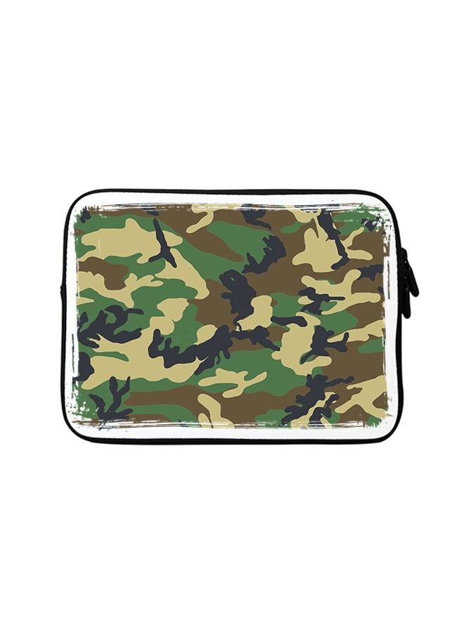 Stylizedd Premium Designer Sleeve With Strap For 15 Inch Laptops Jungle Camo - Image 1