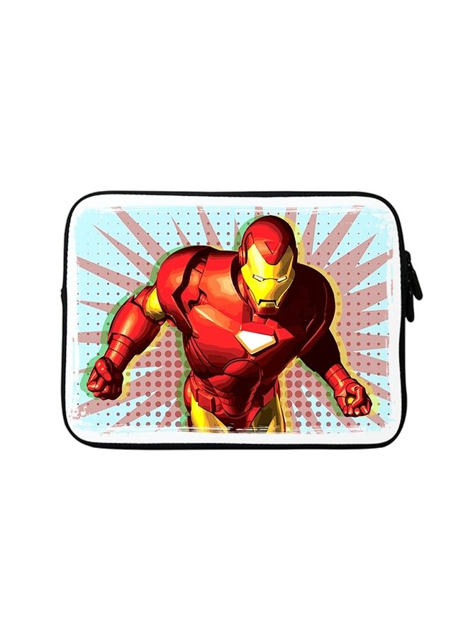 Stylizedd Premium Designer Sleeve With Strap For 15 Inch Laptops Ironman Popart - Image 1