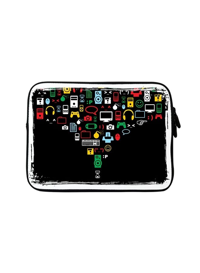 Stylizedd Premium Designer Sleeve With Strap For 15 Inch Laptops Convergence - Image 1