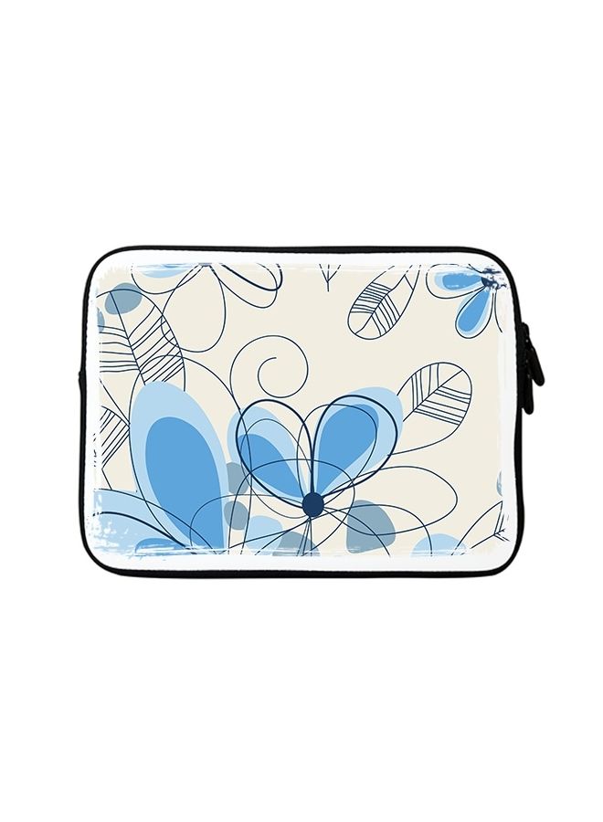 Stylizedd Premium Designer Sleeve With Strap For 15 Inch Laptops Daisy Lines - Image 1