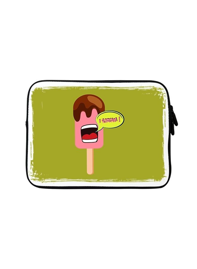 Stylizedd Premium Designer Sleeve With Strap For 15 Inch Laptops I Scream - Image 1