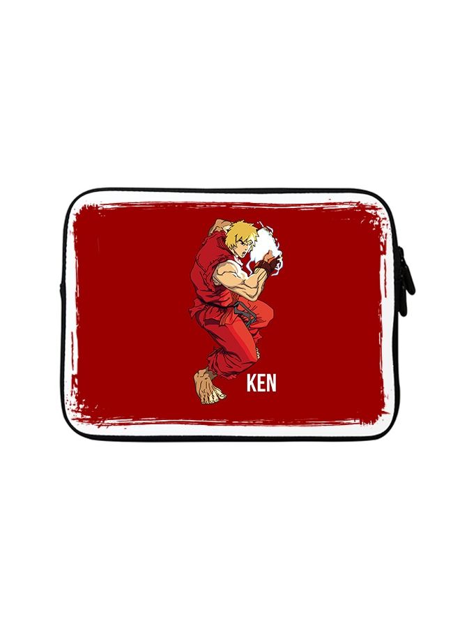 Stylizedd Premium Designer Sleeve With Strap For 15 Inch Laptops Street Fighter Ken - Image 1