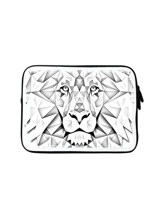 Stylizedd Premium Designer Sleeve With Strap For Laptop Black/White - Image 1