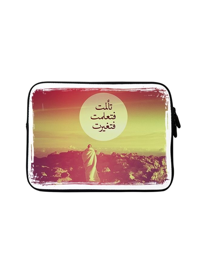 Stylizedd Premium Designer Sleeve With Strap For 15 Inch Laptops I suffered, I learned, I changed - Image 1