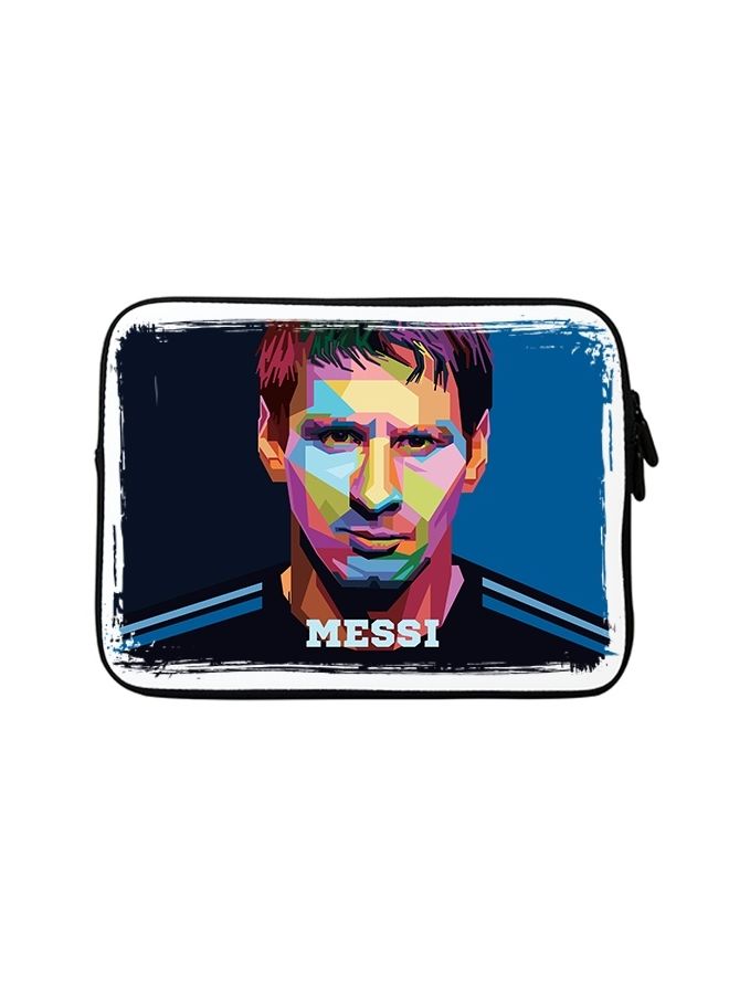 Stylizedd Premium Designer Sleeve With Strap For 15 Inch Laptops Poly Messi - Image 1