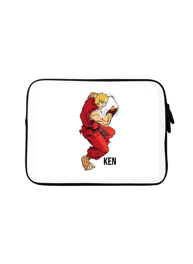 Stylizedd Premium Designer Sleeve With Strap For 15 Inch Laptops Street Fighter Ken - Image 1