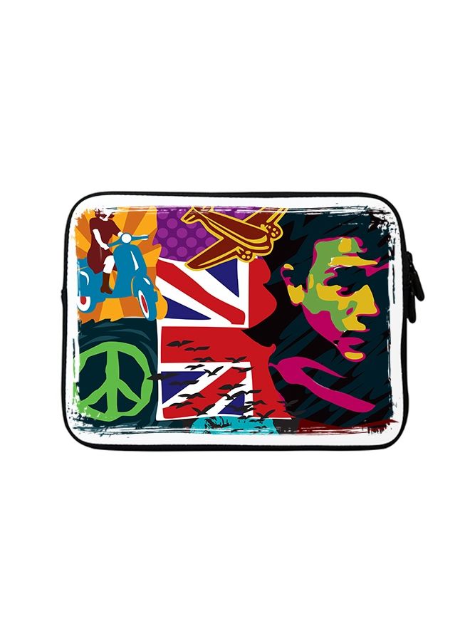 Stylizedd Premium Designer Sleeve With Strap For 15 Inch Laptops Retro Spy - Image 1