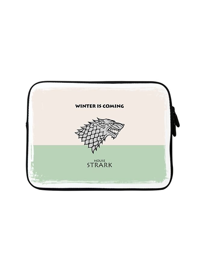 Stylizedd Premium Designer Sleeve With Strap For 15 Inch Laptops GOT House Stark - Image 1