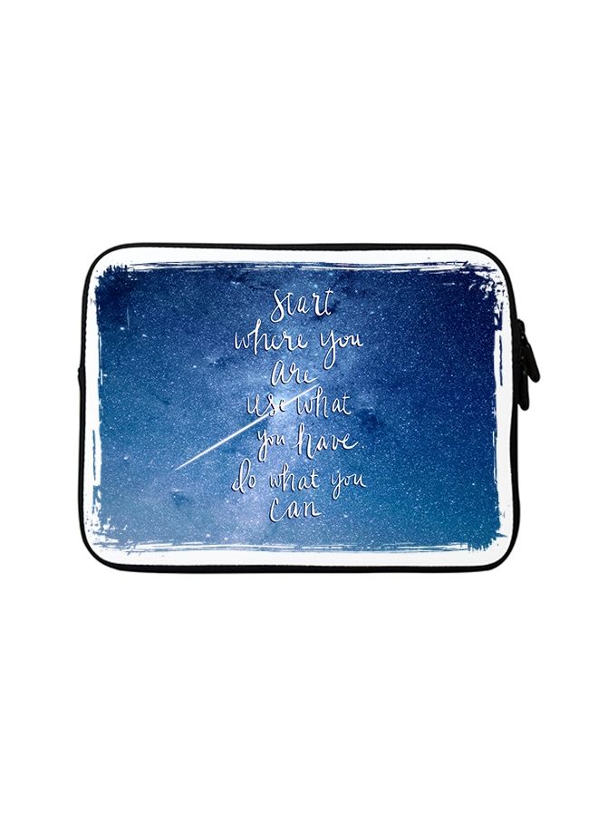 Stylizedd Protective Sleeve With Strap For 15-Inch Laptops Start, Use, Do  - Image 1