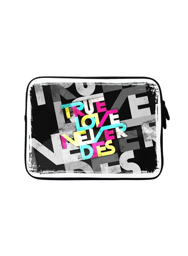 Stylizedd - Premium Designer Sleeve With Strap For 15 Inch Laptops True Love Never Dies - Image 1