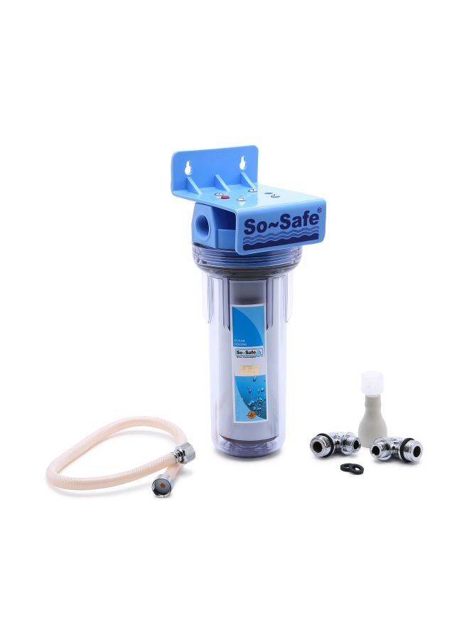 So-Safe Hair Conditioning Shower Filter Blue/Clear - Image 1