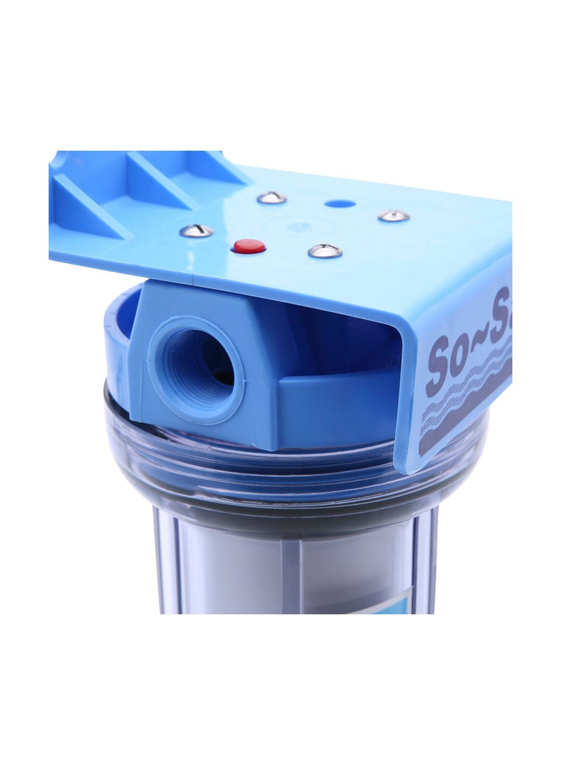 So-Safe Hair Conditioning Shower Filter Blue/Clear - Image 2