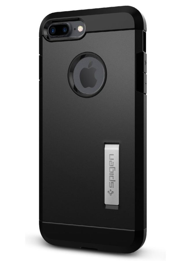 Spigen - Combination Tough Armor Cover Case For iPhone 8 Plus/iPhone 7 Plus Black - Image 1