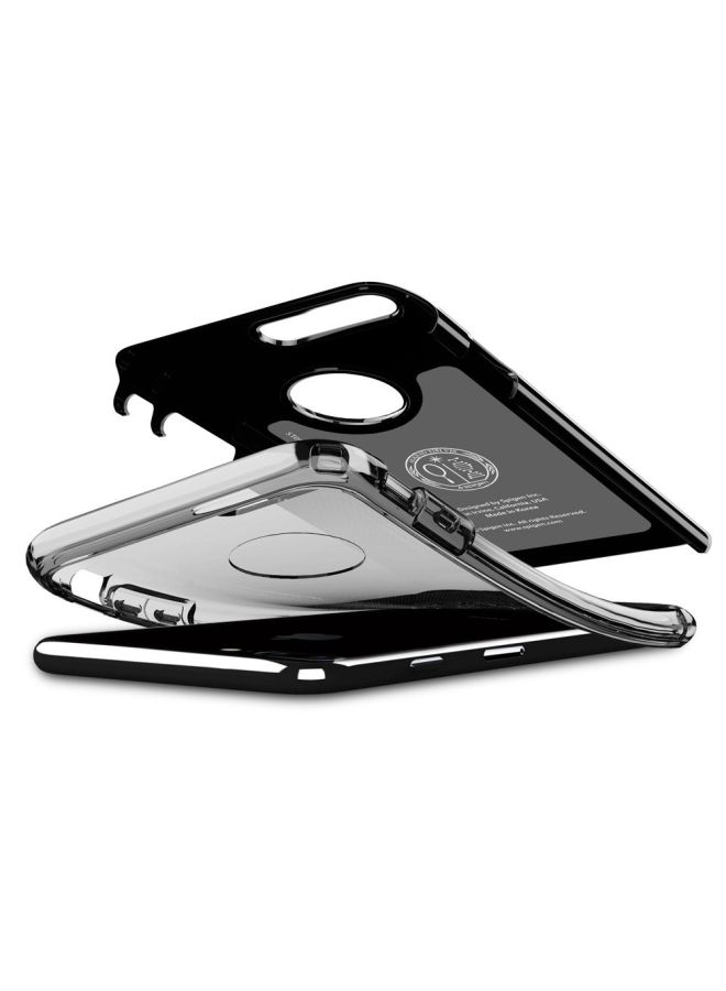Spigen Hybrid Armor Cover Case For iPhone 8 Plus/iPhone 7 Plus Jet Black  - Image 3