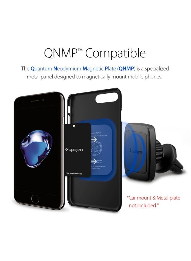 Spigen Polycarbonate Thin Fit Cover Case For iPhone 8 Plus/iPhone 7 Plus Black - Image 3